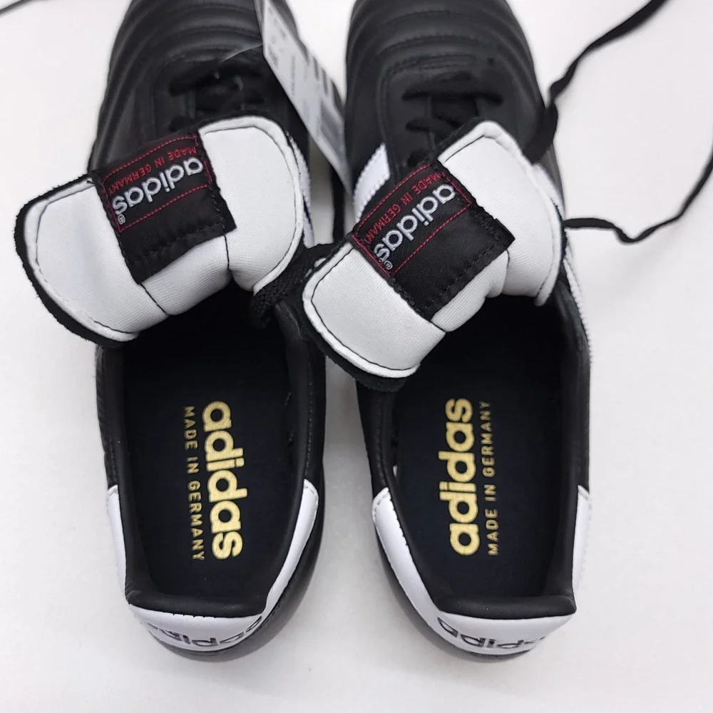 Adidas Copa Mundial Soccer Cleats Mens 10 Black White K-Leather‎ Made in Germany